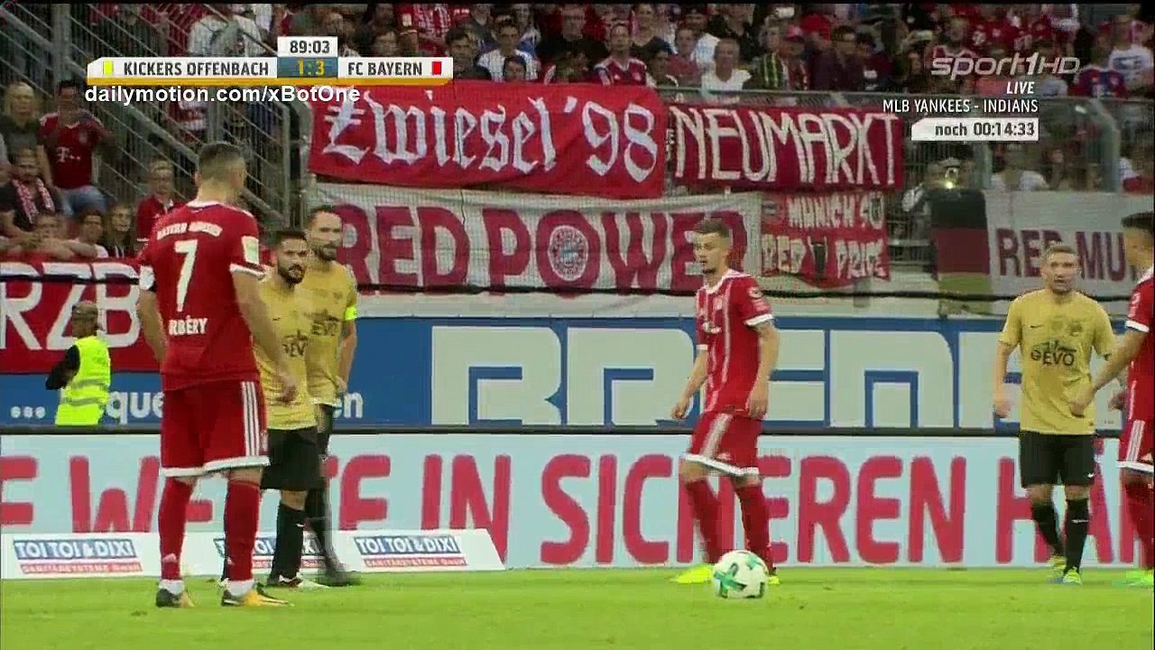 Franck Ribery Goal HD - Kickers Offenbach 1 - 4 Bayern Munich - 30.08.2017 (Full Replay)