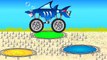 T-Rex vs Shark Monster Truck - Toy Fory - Monster Trucks Cartoon For Kids