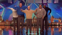 Old Men Grooving bust a move, and maybe their backs! _ Britain's Got Talent 2015