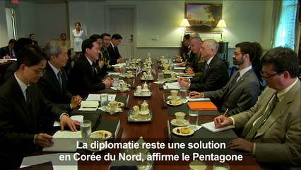 La diplomatie reste une solution en Corée du Nord (Pentagone)