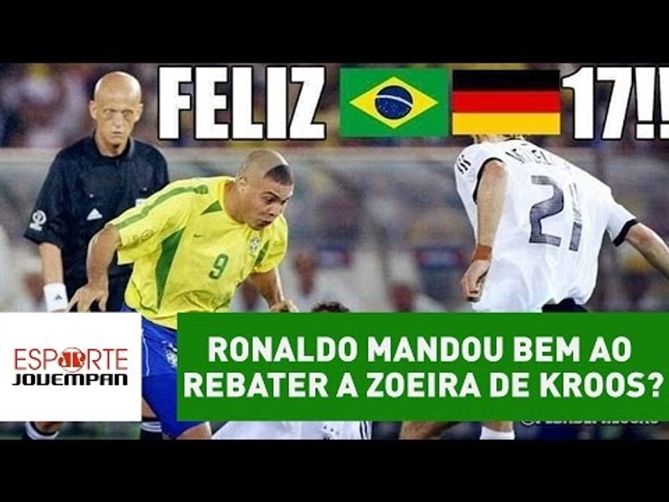 Ronaldo mandou bem ao rebater a zoeira de Toni Kroos?
