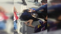 Maltepe'de Firari Boğa Kadına Böyle Saldırdı
