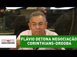 Flávio detona negociação Corinthians-Drogba: "varzeana!"