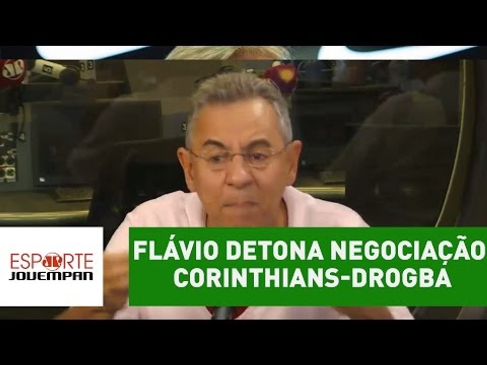 Flávio detona negociação Corinthians-Drogba: "varzeana!"