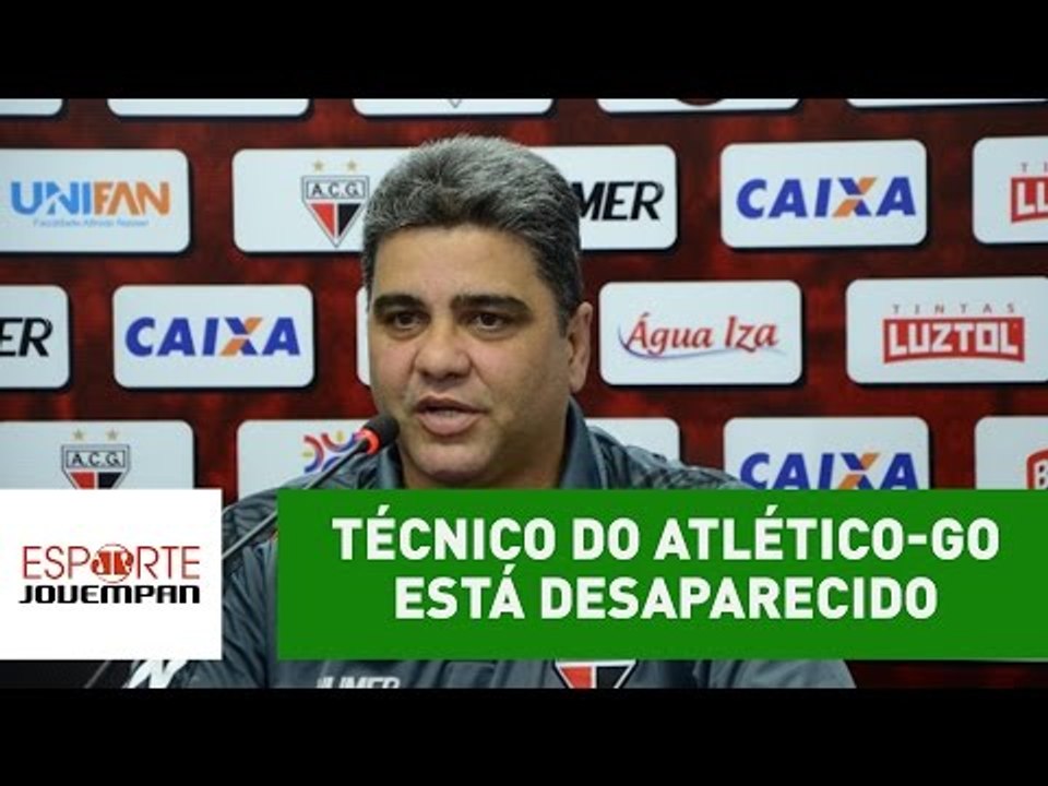 Técnico do Atlético-GO está desaparecido desde domingo