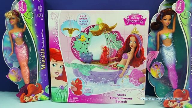 Et Baignoire changer couleur une fleur petit sirène Princesse douche douche le le le le la jouet jouets Disney ariels