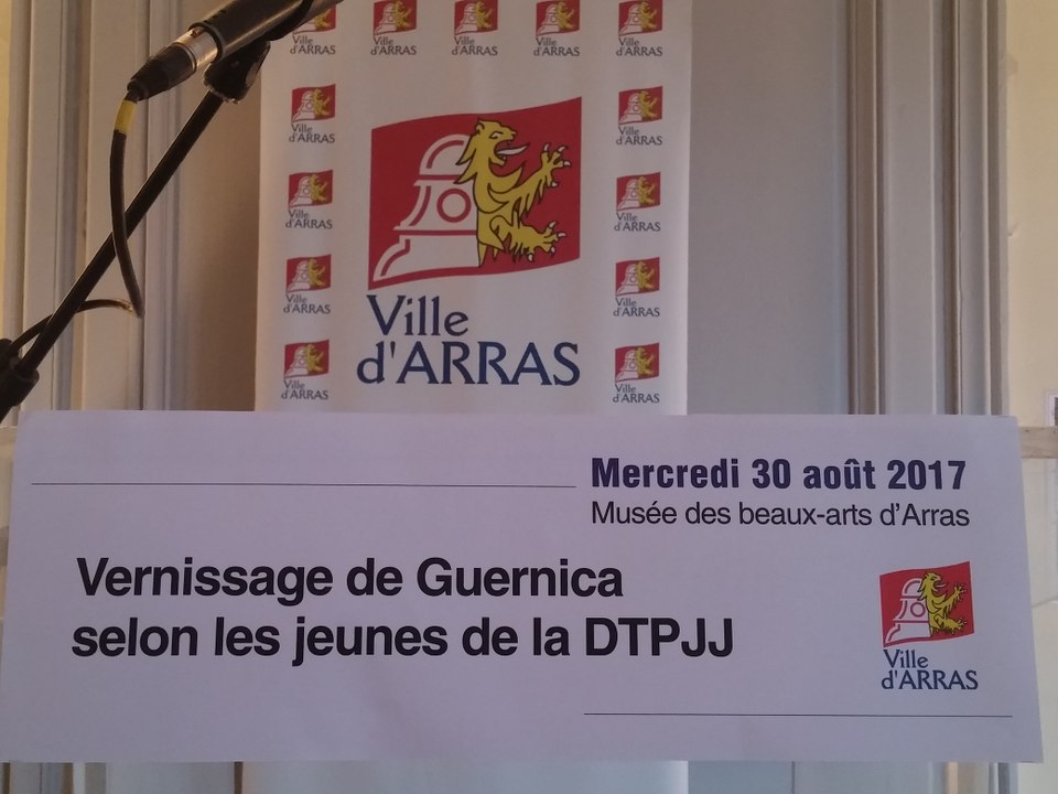 Discours de M. Frédéric Leturque, Maire d'Arras - Vernissage de Guernica - Musée des Beaux Arts d'Arras