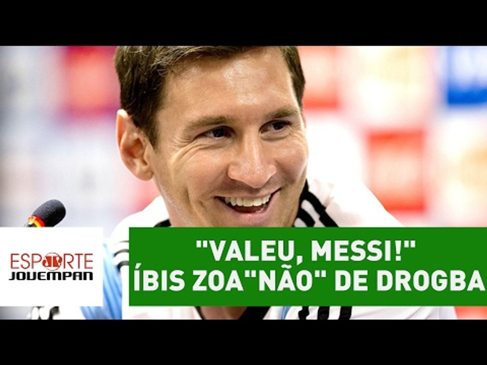 "Valeu, Messi!" Íbis zoa Corinthians por "não" de Drogba