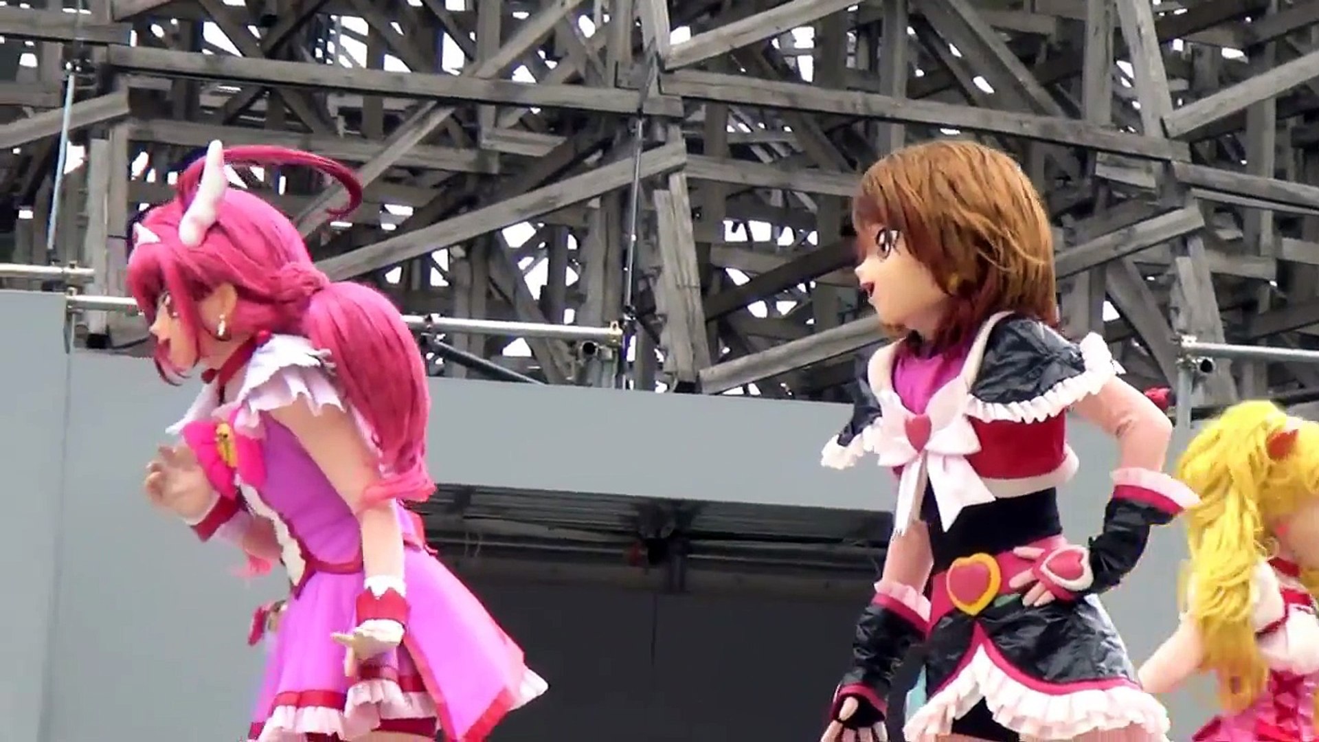 キュアブラックに注目 プリキュアオールスターズショー 城島高原パーク 永遠のともだち Happy Go Lucky ドキドキ プリキュア 13 08 13 動画 Dailymotion