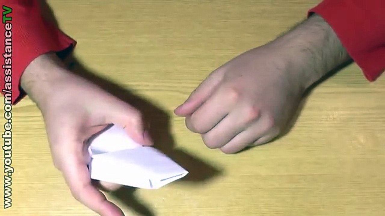 Как сделать двуствольный оригами ПИСТОЛЕТ из бу...