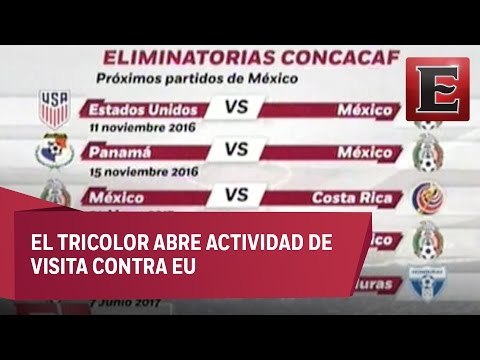 México ya conoce su calendario de partidos en el Hexagonal