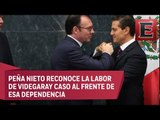 Videgaray sale de Hacienda y lo releva Meade
