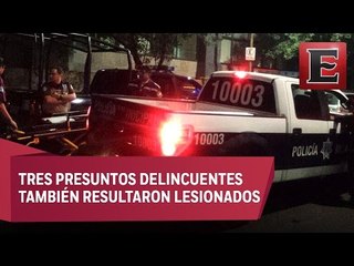 Tres policías heridos en Tlalnepantla durante tiroteo