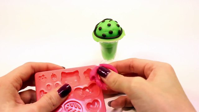 Cônes crème bricolage pâte de la glace jouer sucettes glacées écopes friandises gaufres Doh n sundaes dess