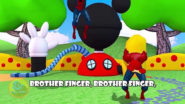Mickey Mouse Clubhouse Finger Family | Nursery Rhymes | 3D Animation In HD From Binggo Cha