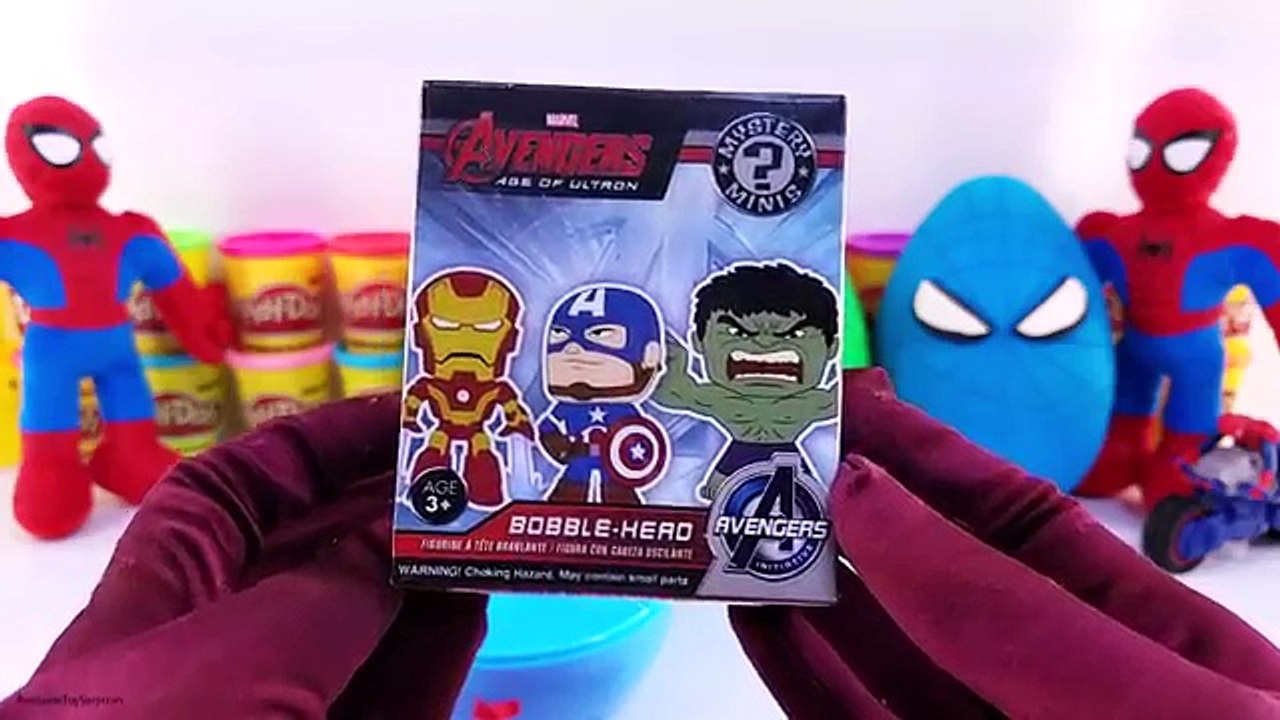 Coches colores hacer huevos huevos huevos para Niños Aprender jugar hombre araña sorpresa juguetes Doh Lala