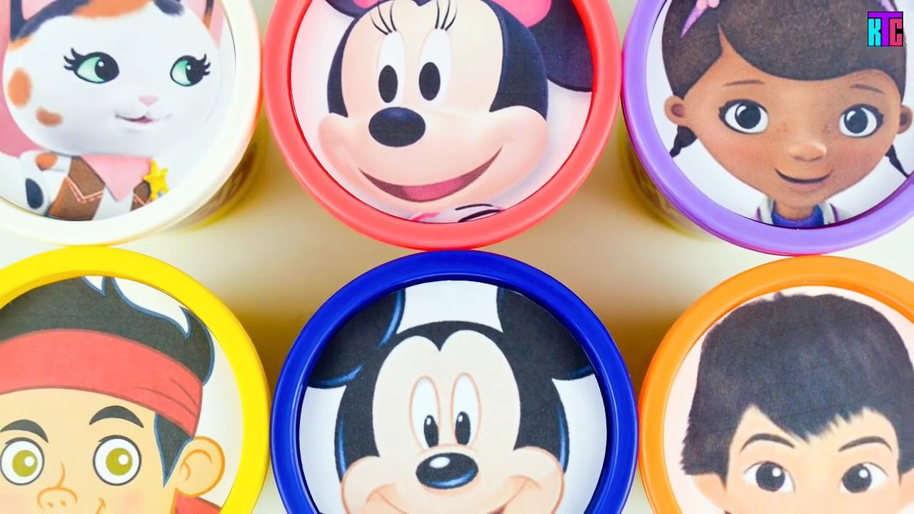 Des œufs gelé Ica souris pâte à modeler shérif Disney junior surprise mickey callie doc mcstuffins