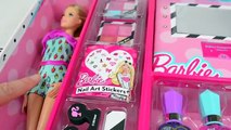 Arte lindo fabuloso brillo labio hacer maquillaje uña polaco conjunto asi que pegatinas hasta inquietud barbie