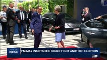 i24NEWS DESK | PM May insists she could fight another election | Wednesday, August 30th 2017