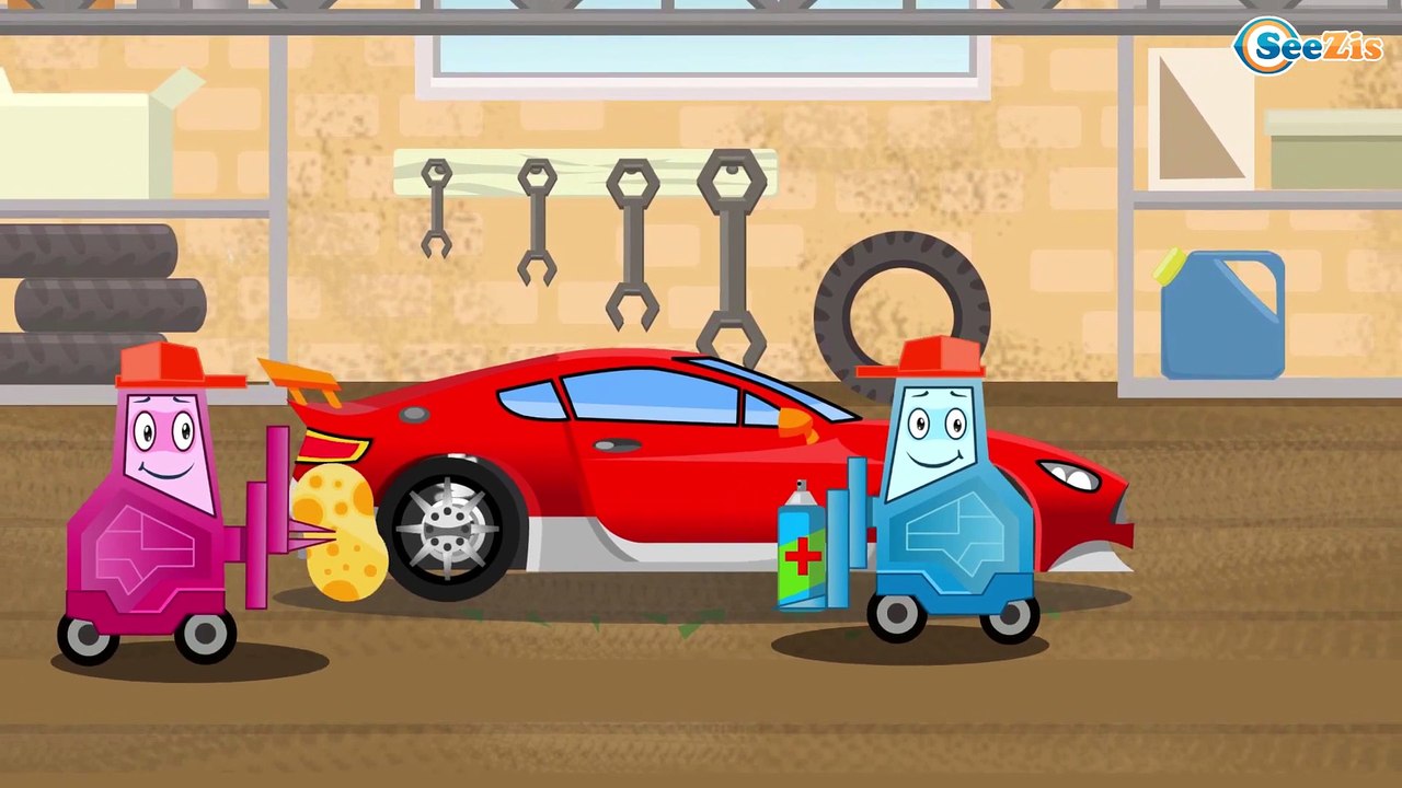 Learn Colors Cars For Kids With Trucks Cartoon For Babies Full Episodes In English 2017 Animation