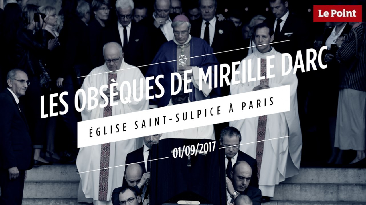 Les obsèques de Mireille Darc