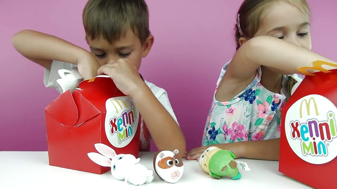 Content vie repas de de animaux domestiques le le le le la sur ✿ Happy Meal La vie secrète des animaux Arina spectacle secret,