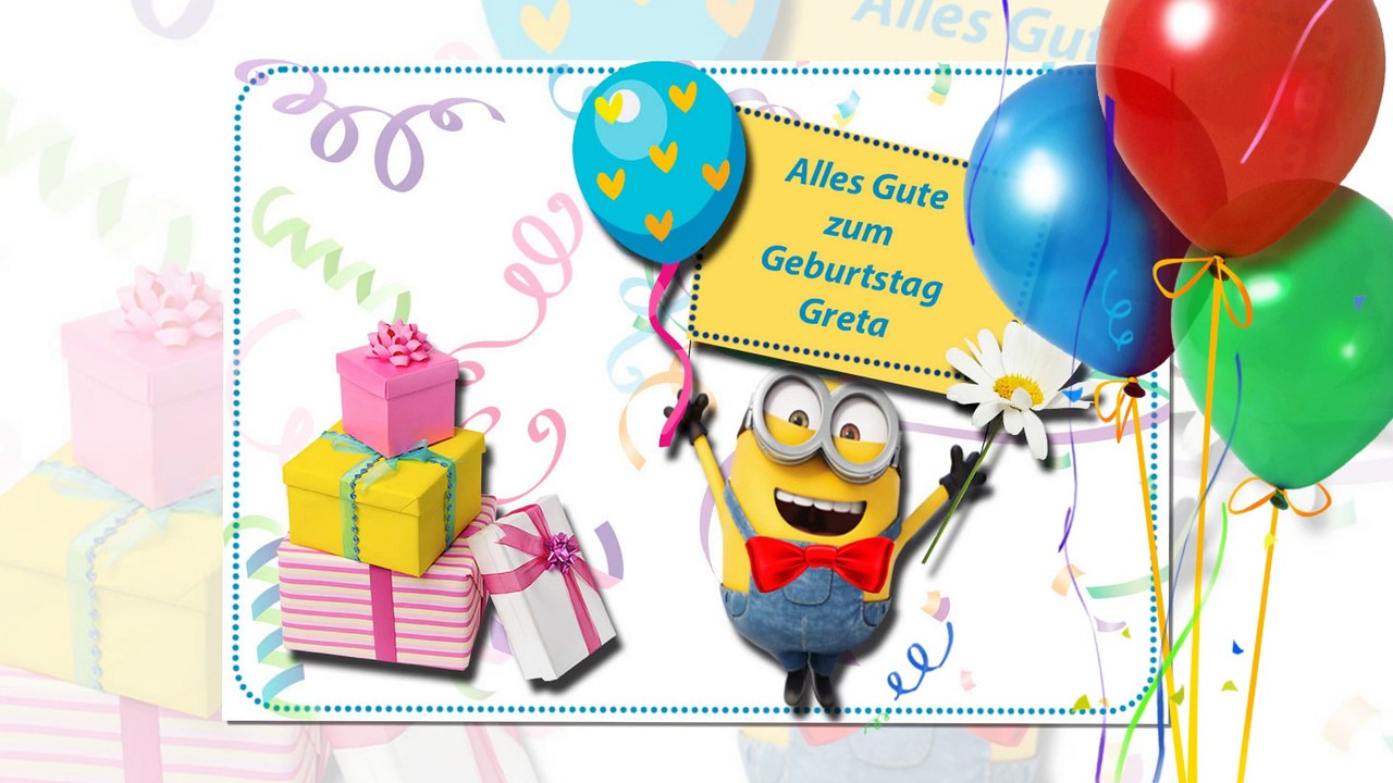 Alles Gute zum Geburtstag Greta