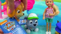 Paw Patrol Pool Party Bath Toys Paddlin Pup Underwater Toys Rescue Marshal, Skye, Chase, R