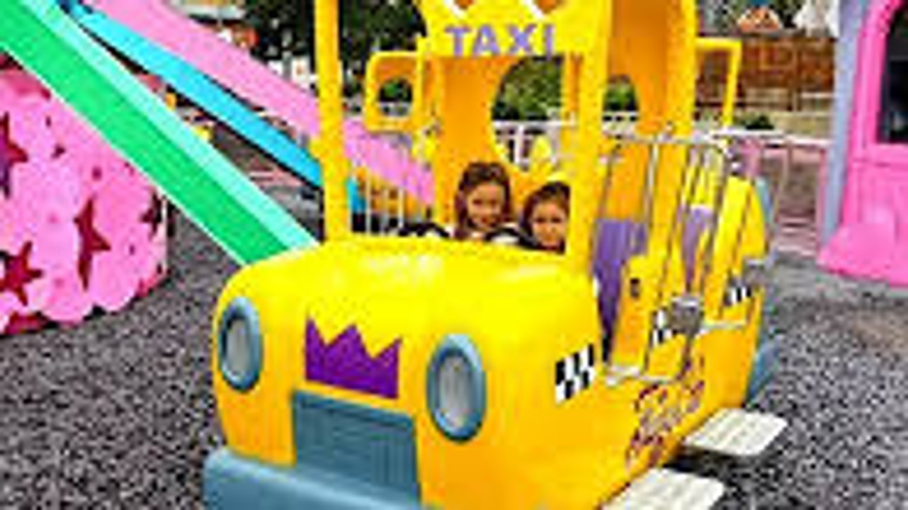 Outdoor Playground Family Fun Play Area and Rides for kids - Nursery Rhymes Song