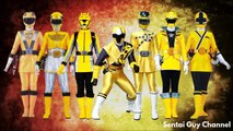 All Yellow Rangers of Super Sentai ( 1975 - 2017 )