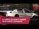 Choque en Ixtapaluca deja cuatro personas muertas