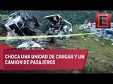 Accidente en la carretera México-Puebla deja al menos dos muertos