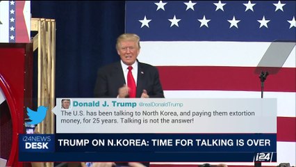 i24NEWS DESK | U.S. seeks 'concerted action' on N. Korea | Thursday, August 31st 2017