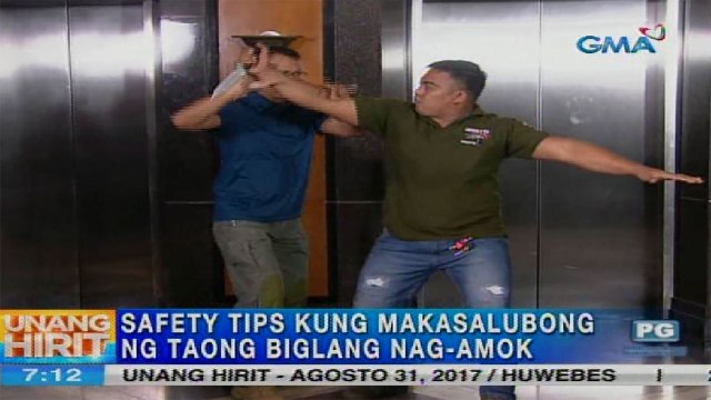 Unang Hirit: Safety Tips Kung Sakaling Makasalubong ng Taong Nag-aamok