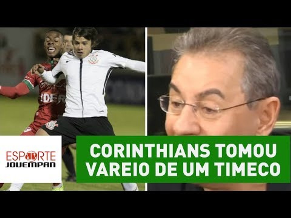 "Corinthians tomou vareio de um timeco. Papelão!", dispara Flavio