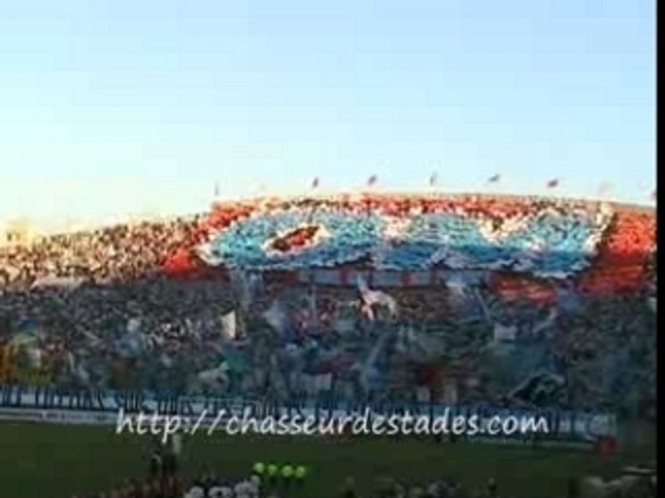 Tifo & L'entrée des joueurs de L'om (Om-Rennes2007)