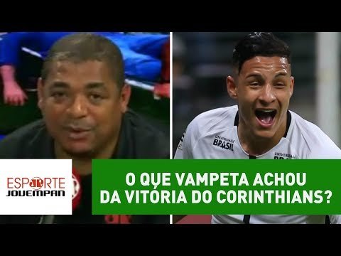 O que Vampeta achou da vitória do Corinthians sobre Palmeiras?