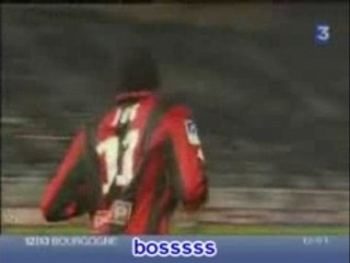 Auxerre-nice 1-2 but de Job