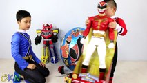 Power Rangers Dino Charge Super Giant Toys Surprise Egg Opening Ckn Toys