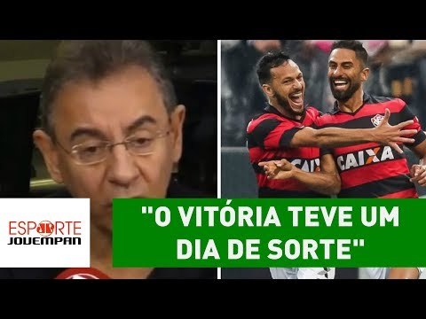 O Vitória teve um dia de sorte , polemiza Flavio Prado