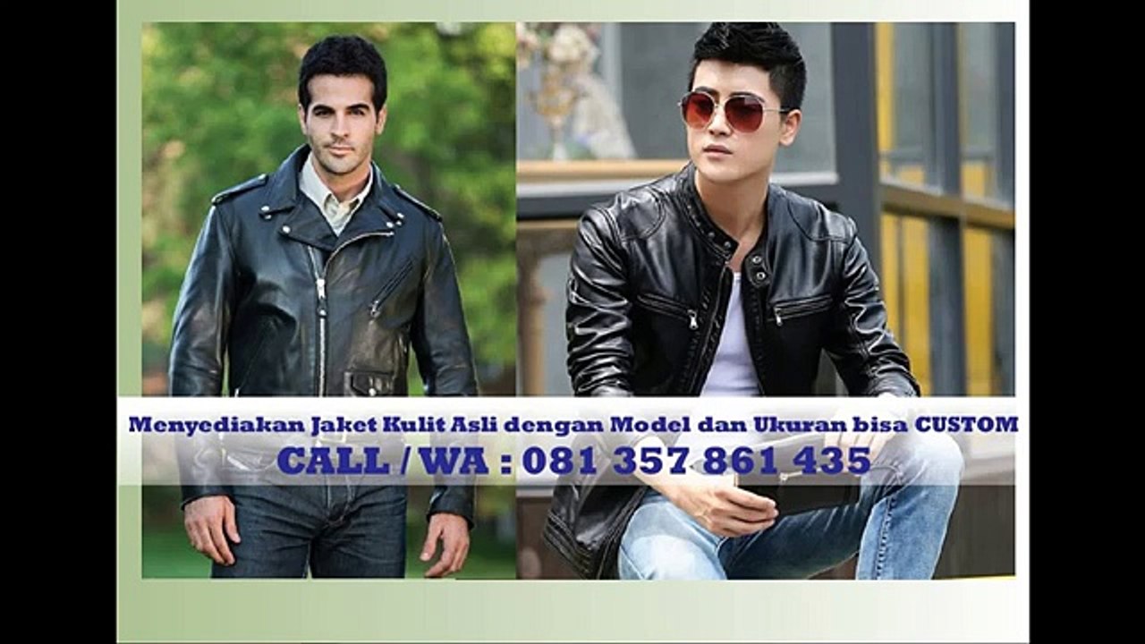 CAll _ WA 081 357 861 435 (TSEL) Jaket Kulit Pria Asli - YouTube