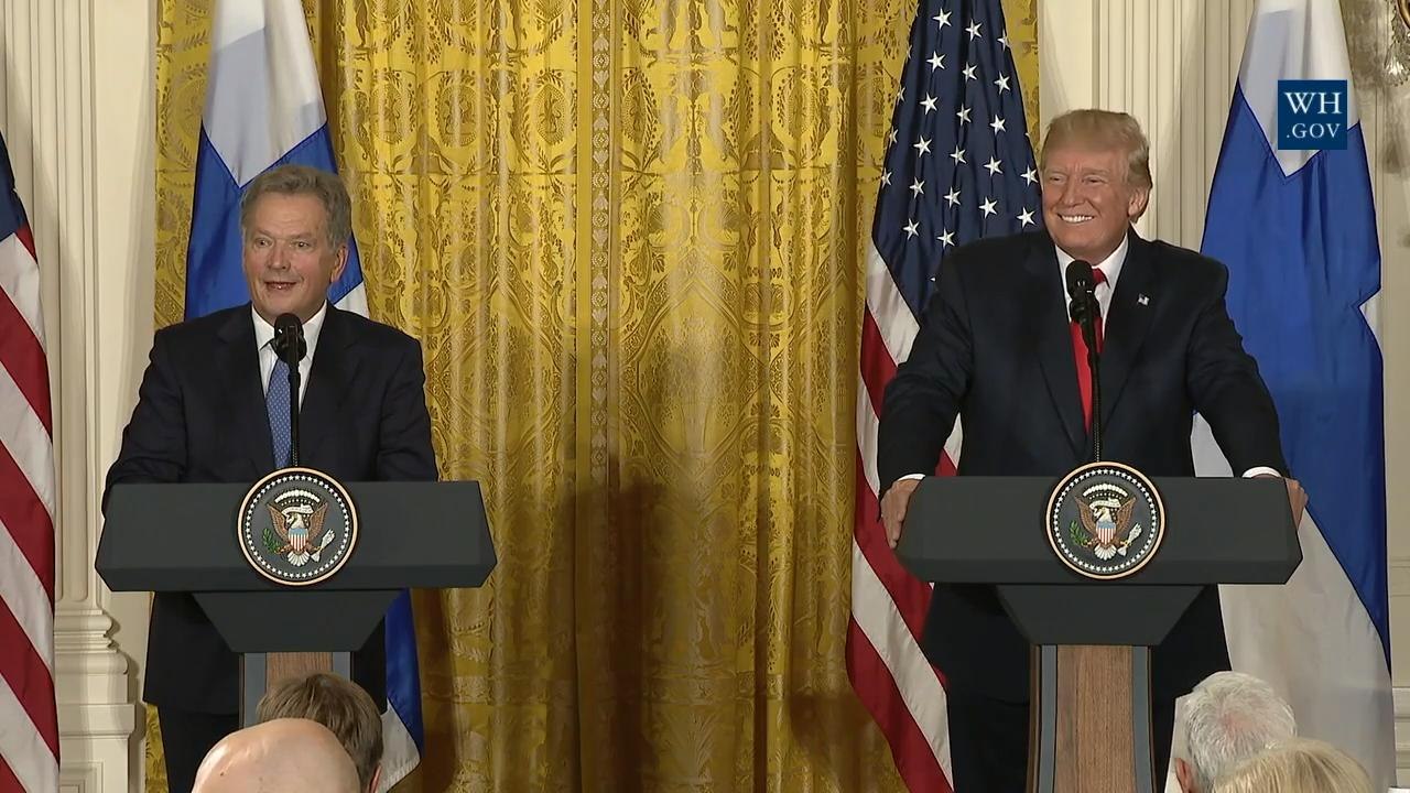 Trump Mixes Up Two Blonde Finnish Reporters