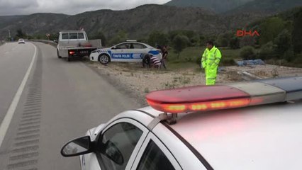 Karabük'te İki 'Kara Nokta'ya Maket Polis Aracı