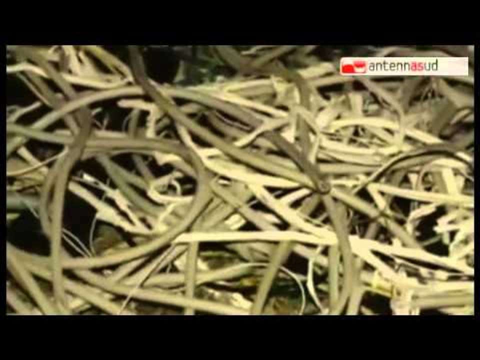 TG 14.03.14 Rubano 300 m di cavi telecom, arrestate 3 persone a Bari