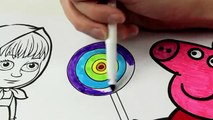 Actividades arte libro para colorear para divertido Jorge Niños páginas cerdo vídeo con Peppa