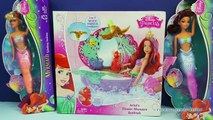 Disney Princess Toys - The Little Mermaid Ariels Flower Shower Toy Bathtub and Color Chan