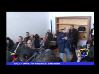 Puglia | Sanità, 1600 nuovi medici e infermieri