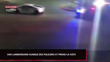 Le conducteur d'une Lamborghini humilie la police avant de prendre la fuite (vidéo)