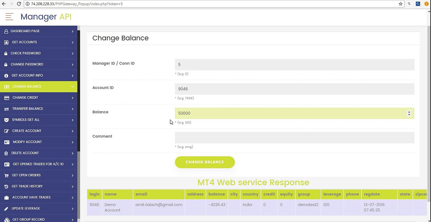 Mt4 Web Api Tools