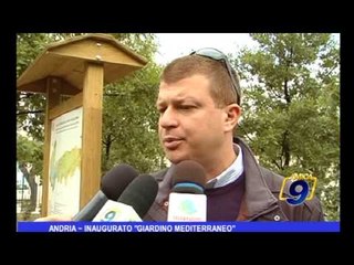 Andria - Inaugurato giardino mediterraneo
